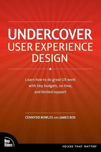 Undercover User Experience Design book cover