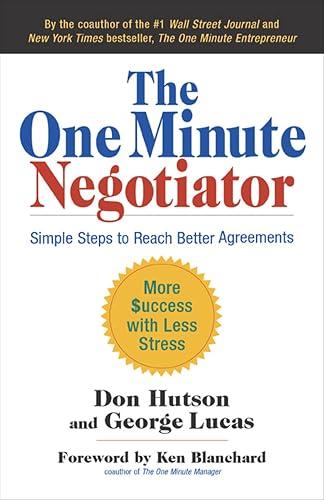 The One Minute Negotiator book cover