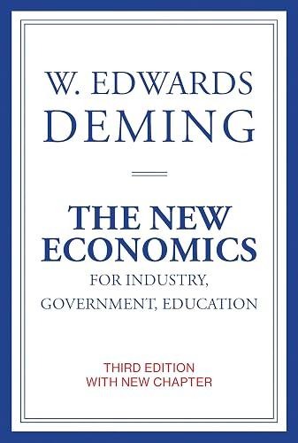 The New Economics for Industry, Government, Education book cover