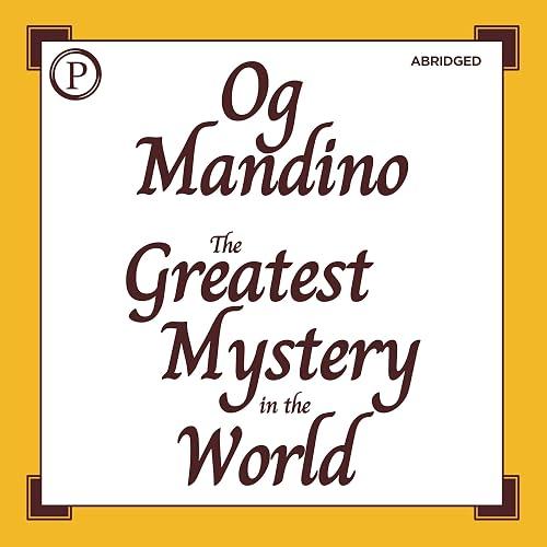 Greatest Mystery in the World book cover