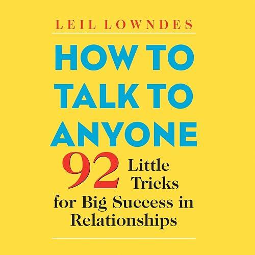 How To Talk To Anyone book cover