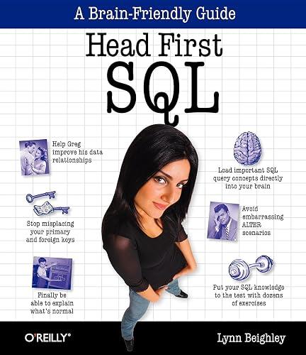 Head First SQL book cover