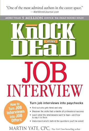 Knock 'em Dead Job Interview book cover