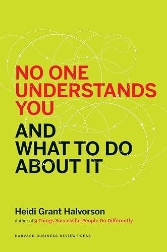 No one understands you, and what to do about it book cover