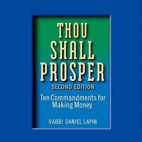 Thou Shall Prosper book cover
