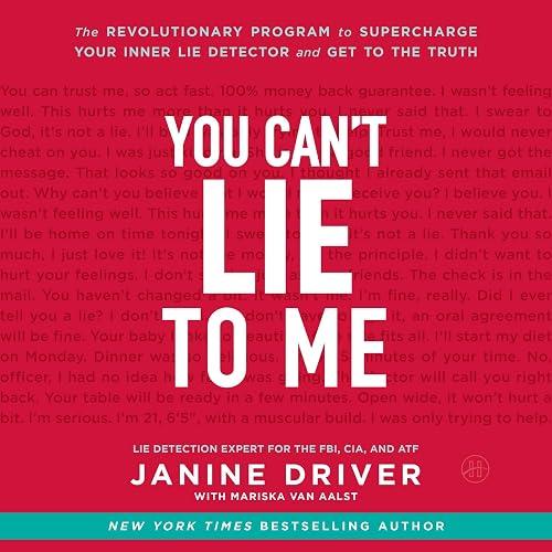 You Can't Lie to Me book cover