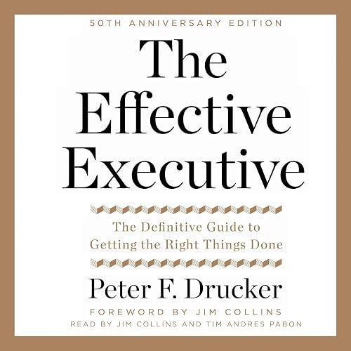 The Effective Executive book cover
