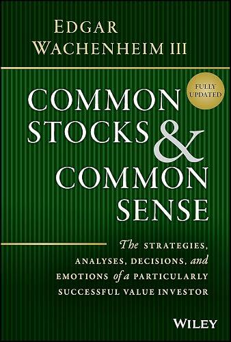 Common Stocks and Common Sense book cover