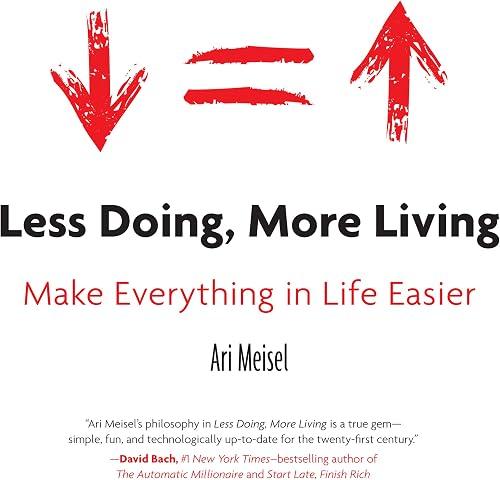 Less Doing More Living book cover