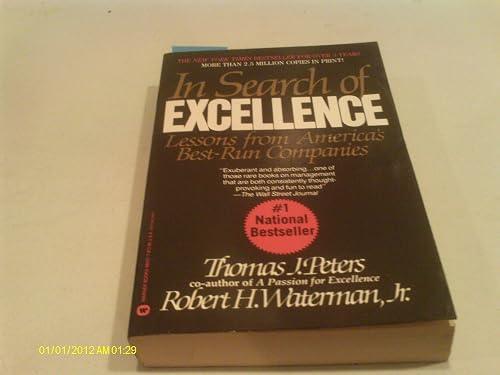 In Search Of Excellence book cover