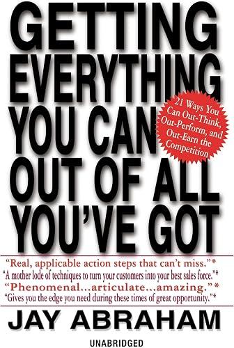 Getting Everything You Can Out Of All You've Got book cover
