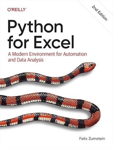 Python for Excel book cover