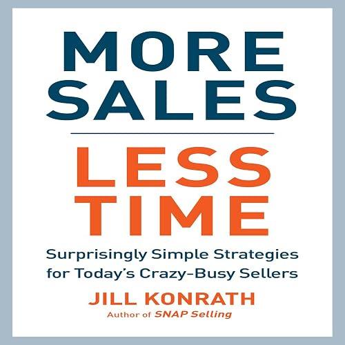 More Sales, Less Time book cover