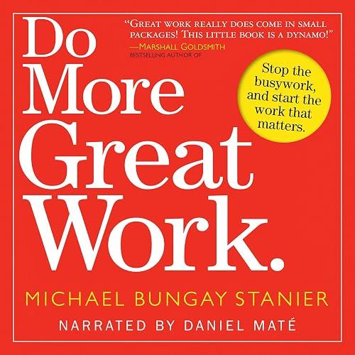 Do More Great Work book cover