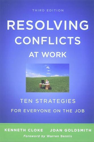 Resolving Conflicts at Work book cover