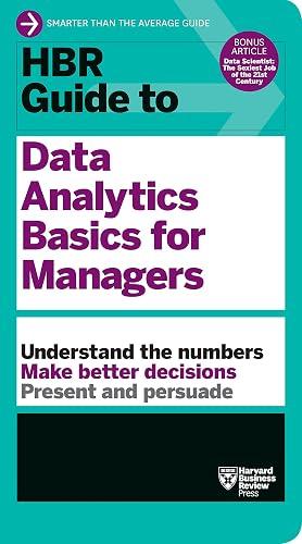 HBR Guide to Data Analytics Basics for Managers book cover