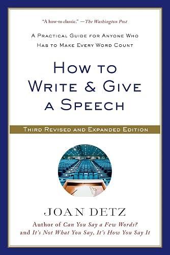 How to Write & Give a Speech book cover