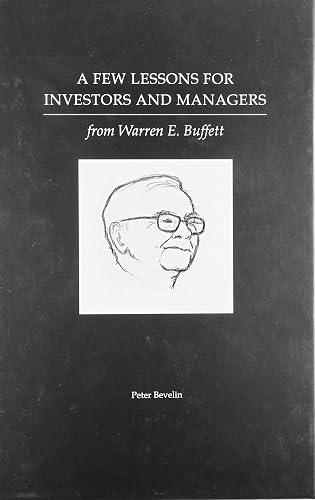 A Few Lessons for Investors and Managers From Warren Buffett book cover