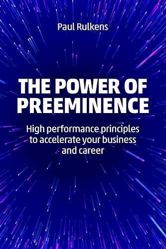 The Power of Preeminence book cover