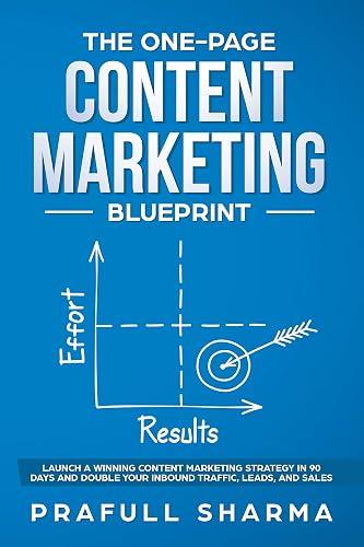 The One-Page Content Marketing Blueprint book cover