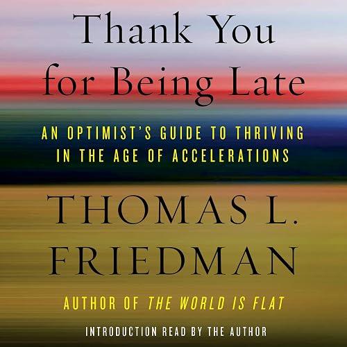 Thank You For Being Late book cover