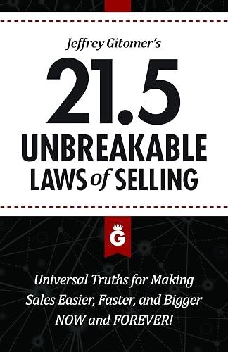 Jeffrey Gitomer's 21.5 Unbreakable Laws of Selling book cover