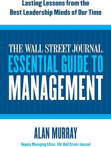 The Wall Street Journal Essential Guide to Management book cover
