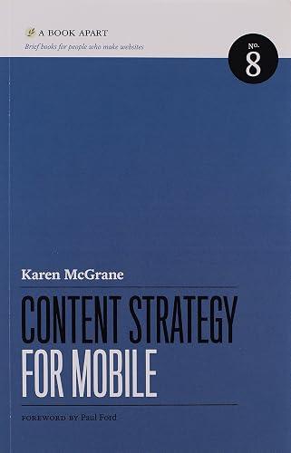 Content Strategy for Mobile book cover