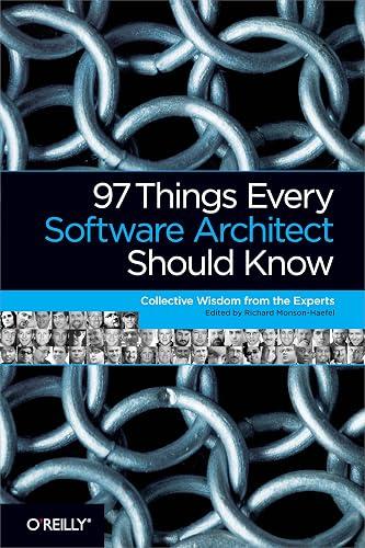 97 Things Every Software Architect Should Know book cover