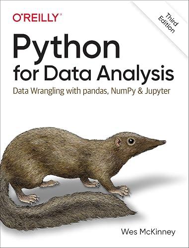 Python for Data Analysis book cover