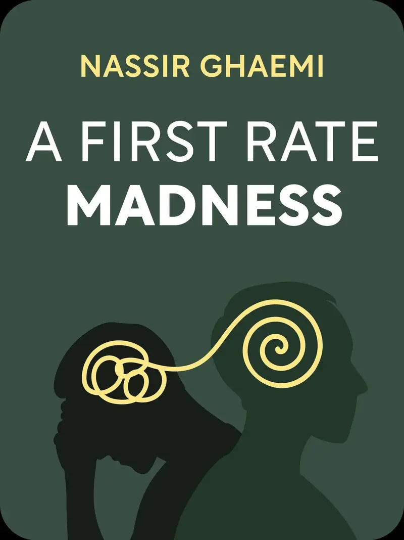 A First-Rate Madness book cover