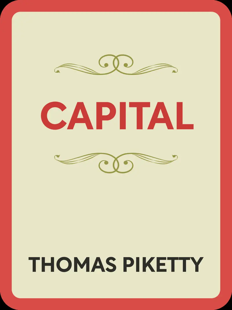 Capital in the Twenty First Century book cover