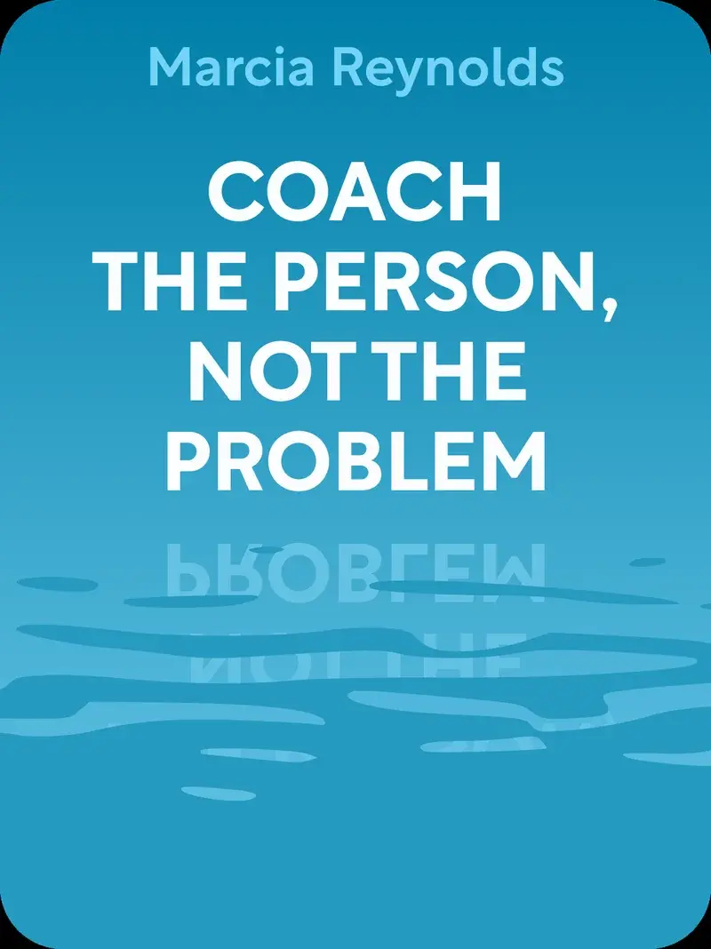 Coach the Person, Not the Problem book cover