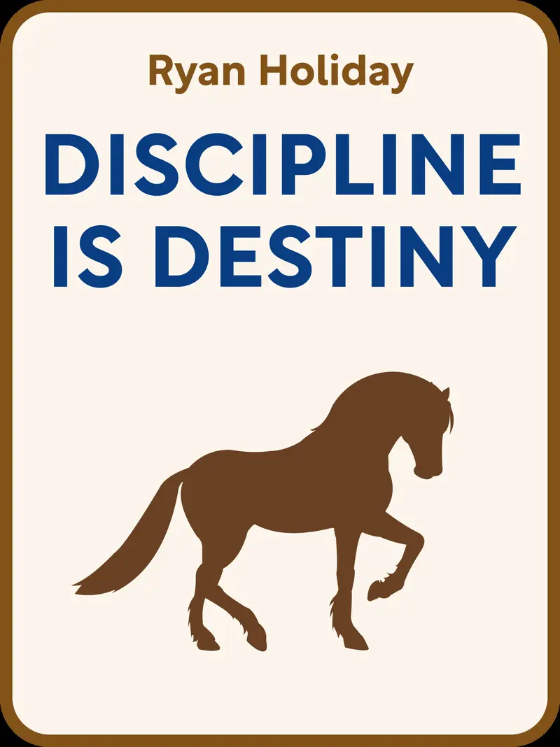 Discipline Is Destiny book cover