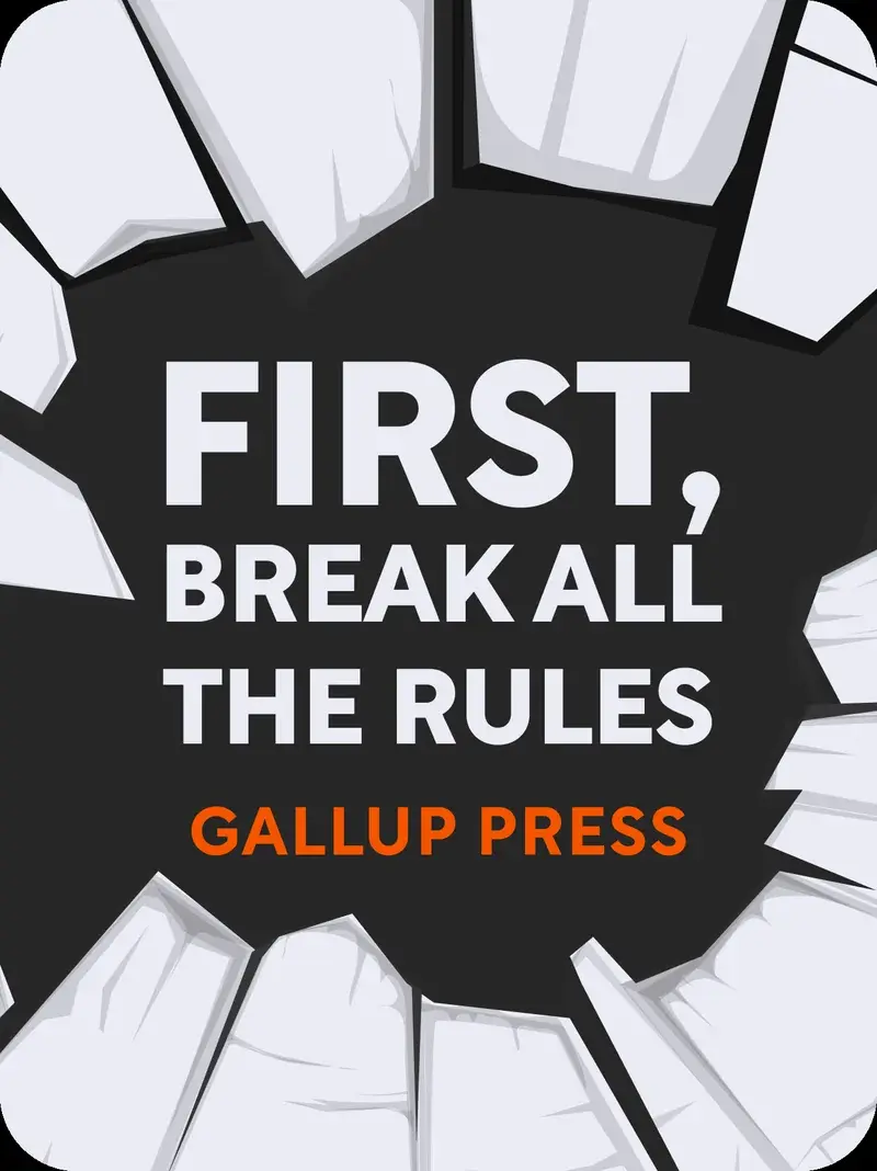 First Break All The Rules book cover