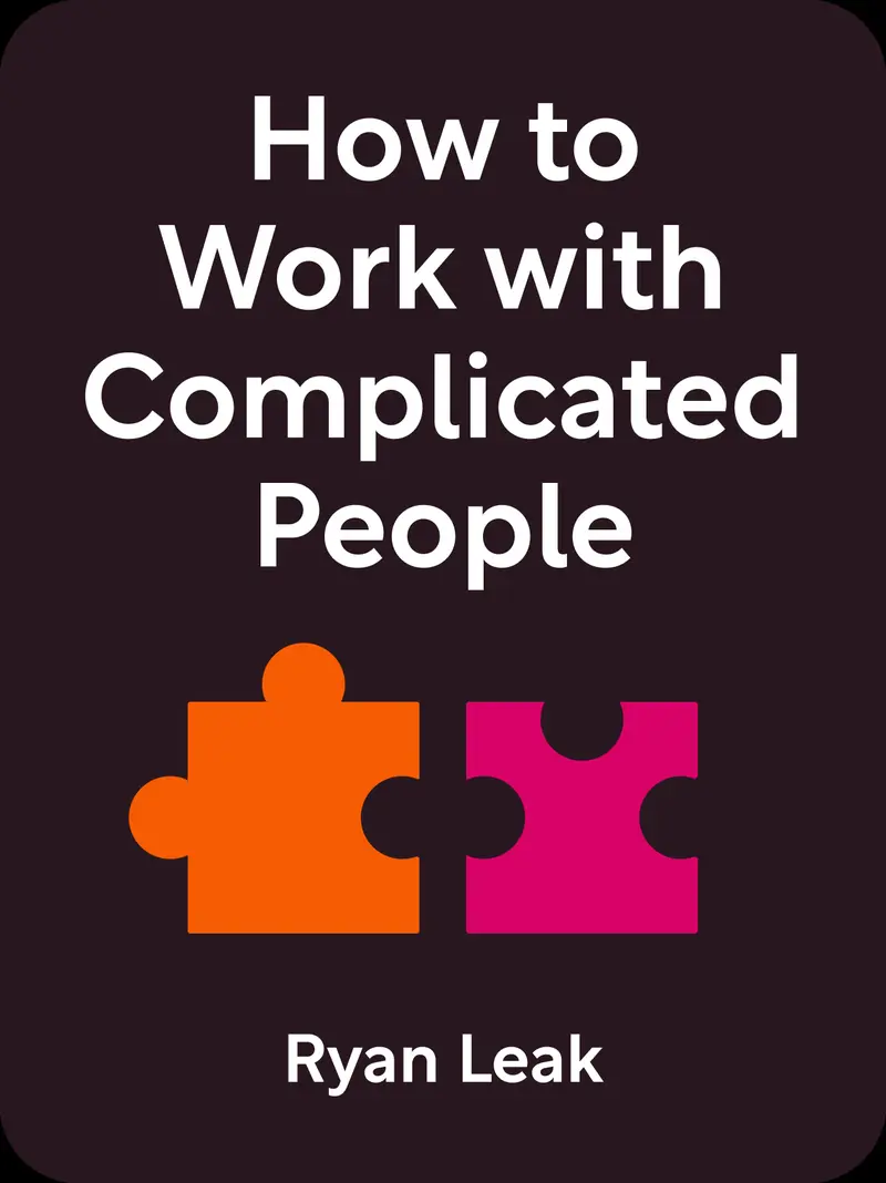 How to Work with Complicated People book cover