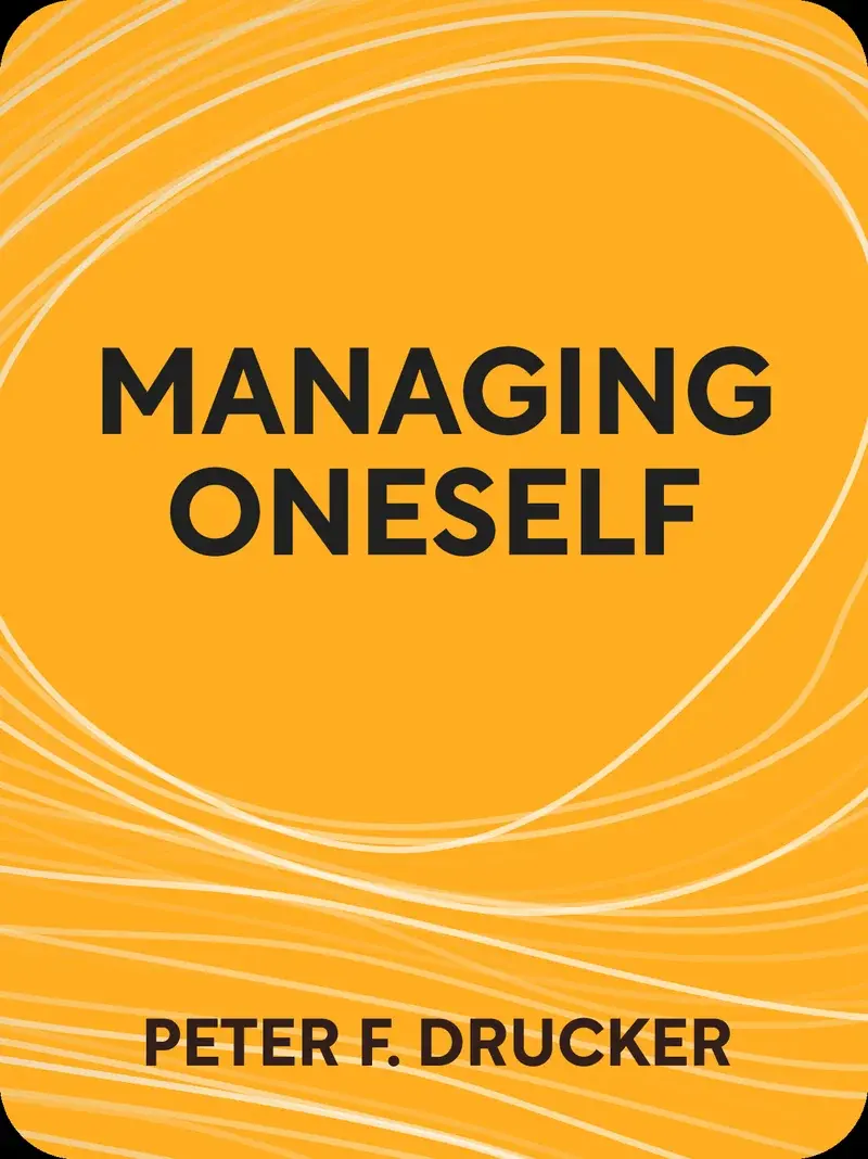Managing Oneself book cover