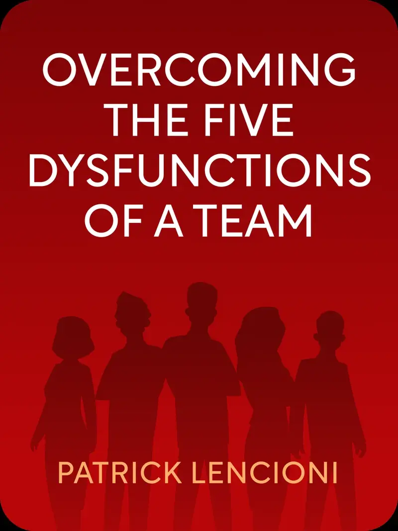 Overcoming the Five Dysfunctions of a Team book cover