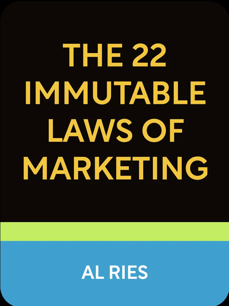 The 22 Immutable Laws Of Marketing book cover