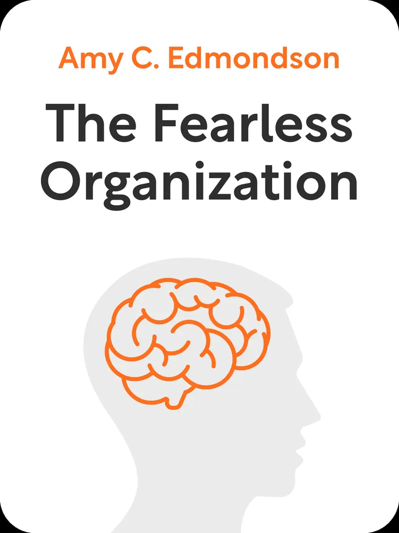 The Fearless Organization book cover