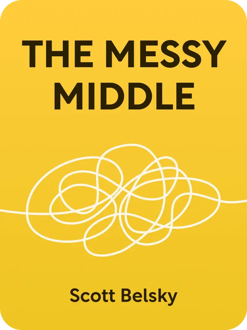 The Messy Middle book cover