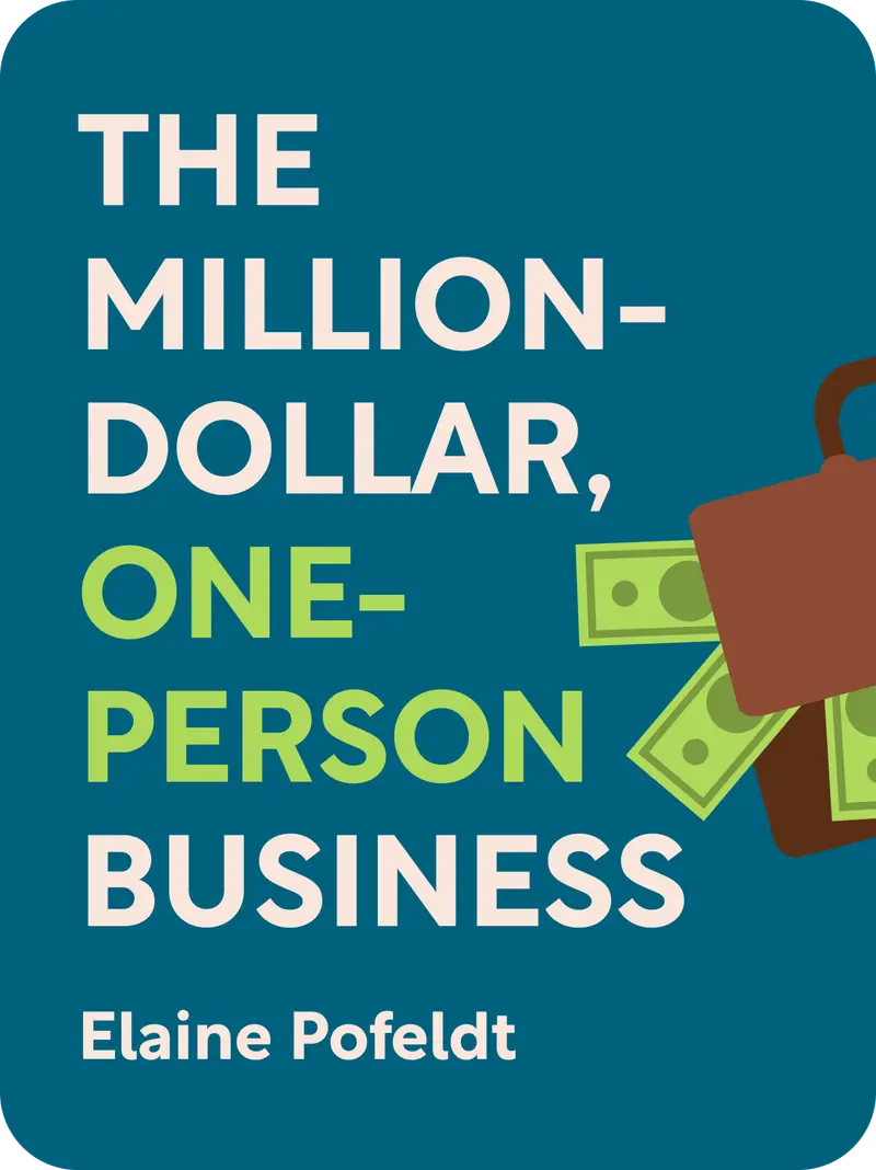 The Million-Dollar, One-Person Business book cover