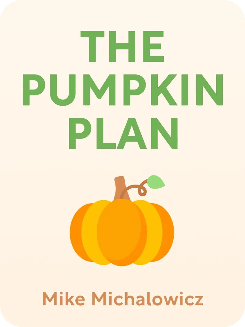 The Pumpkin Plan book cover