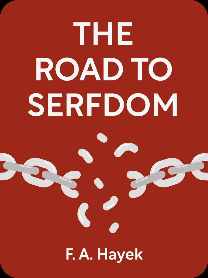 The Road To Serfdom book cover