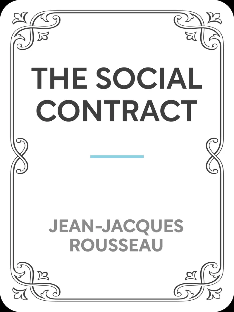 The Social Contract book cover