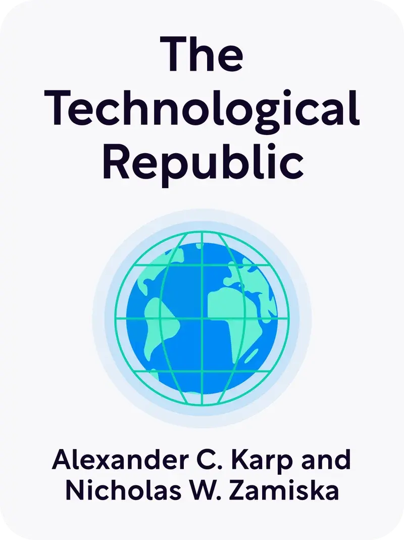 The Technological Republic book cover
