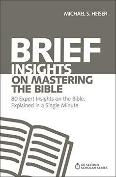 Brief Insights on Mastering the Bible book cover
