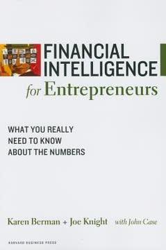 Financial Intelligence for Entrepreneurs book cover
