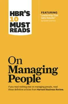 HBR's 10 Must Reads on Managing People book cover