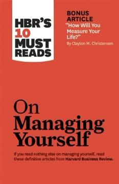 On Managing Yourself book cover